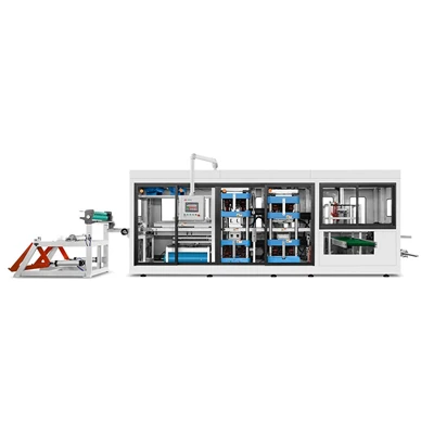 Máquina termoformadora de caixa de embalagem