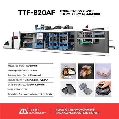 Máquina termoformadora de bandeja de mudas