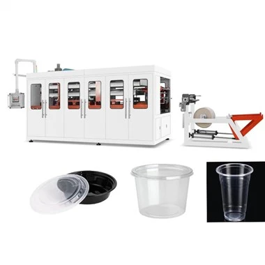 O PLC controla automaticamente a máquina plástica de Thermoforming do copo
